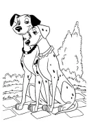 101 Dalmatiërs kleurplaat 8